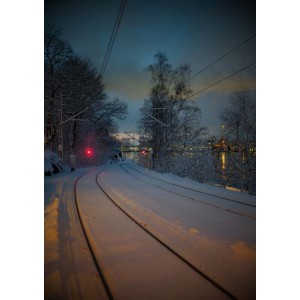 Blue Snow fotokonst - fotografi - Tavlor av Spoca + Klas