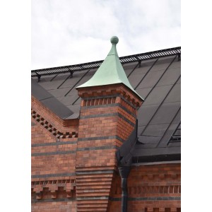 Roof art poster. Motiv Stockholm - Spoca